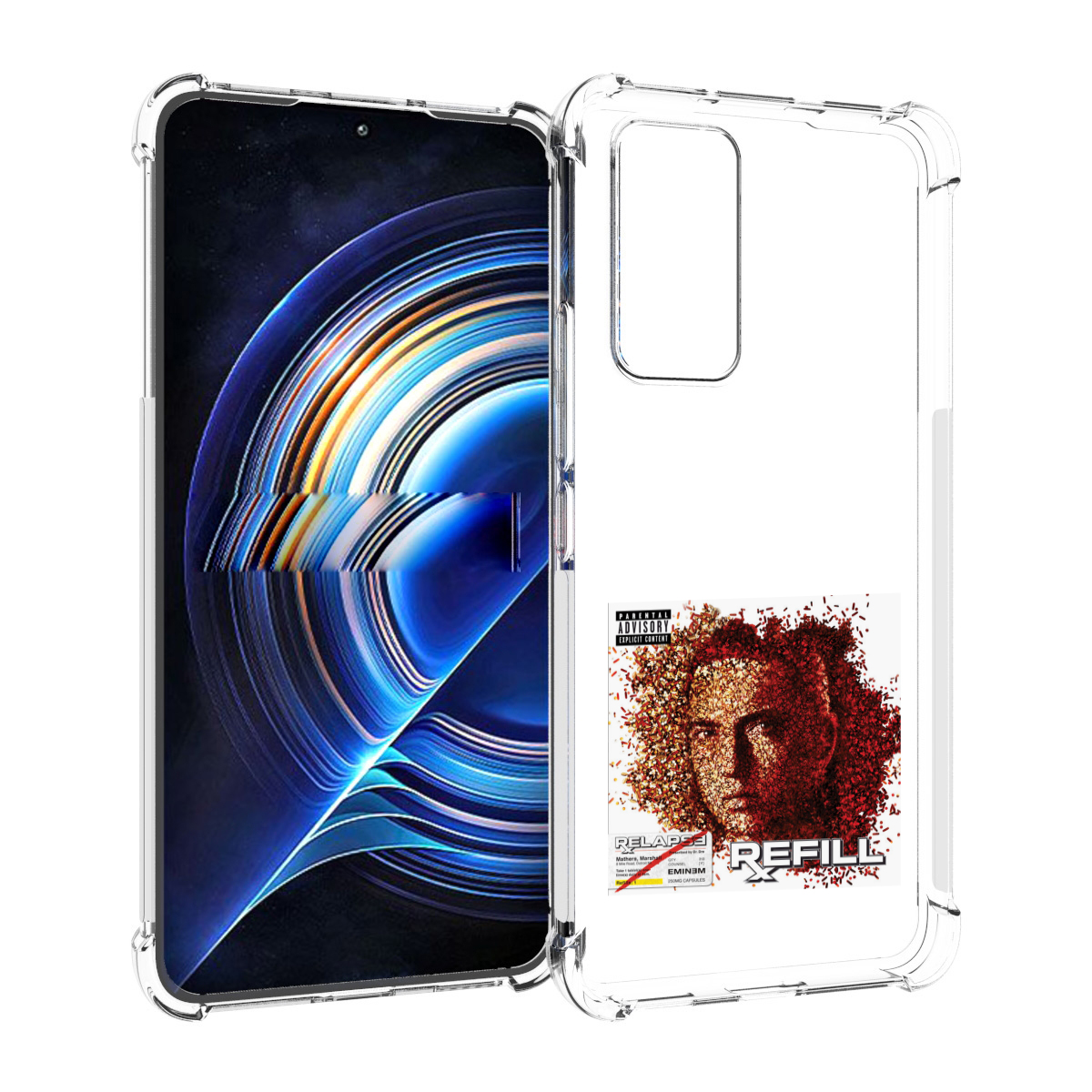 фото Чехол mypads eminem relapse, refill для tecno camon 19 neo