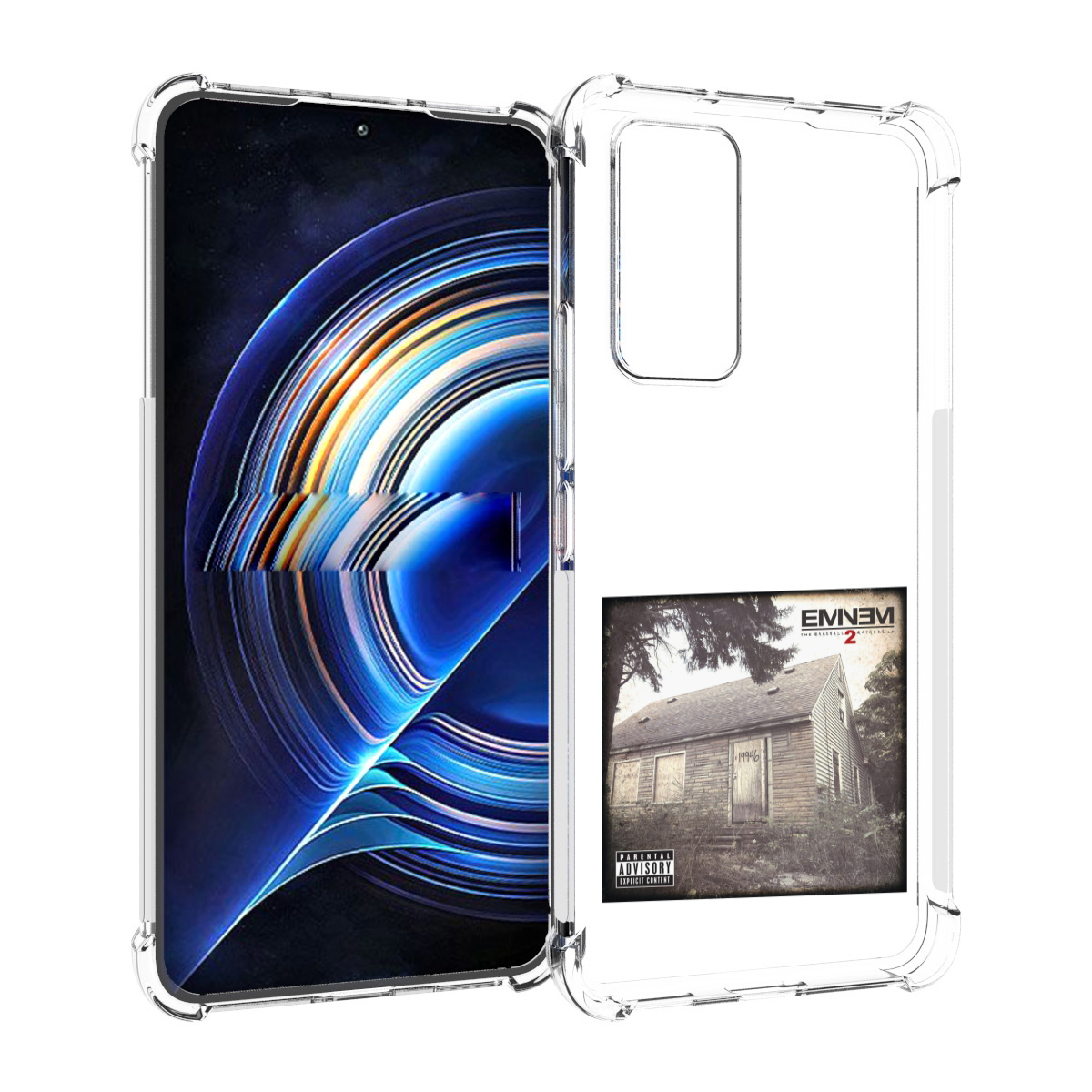 

Чехол MyPads Eminem THE MARSHALL MATHERS LP 2 для Tecno Camon 19 Neo, Прозрачный, Tocco