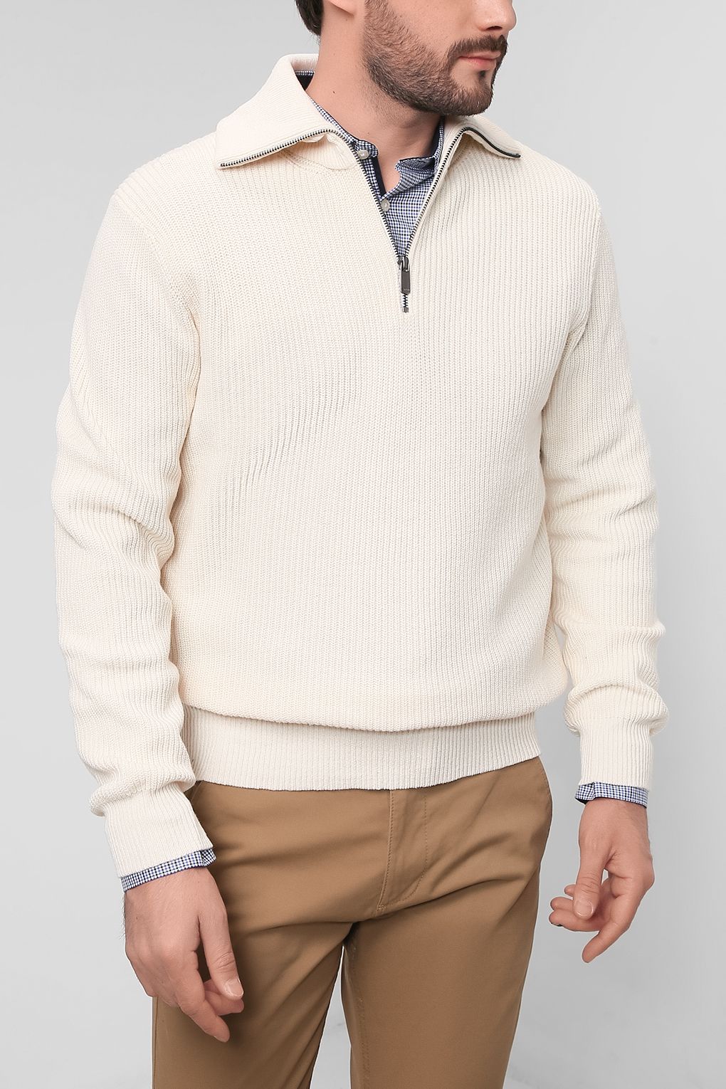 

Джемпер мужской Esprit 101EE2I311 белый L, 101EE2I311