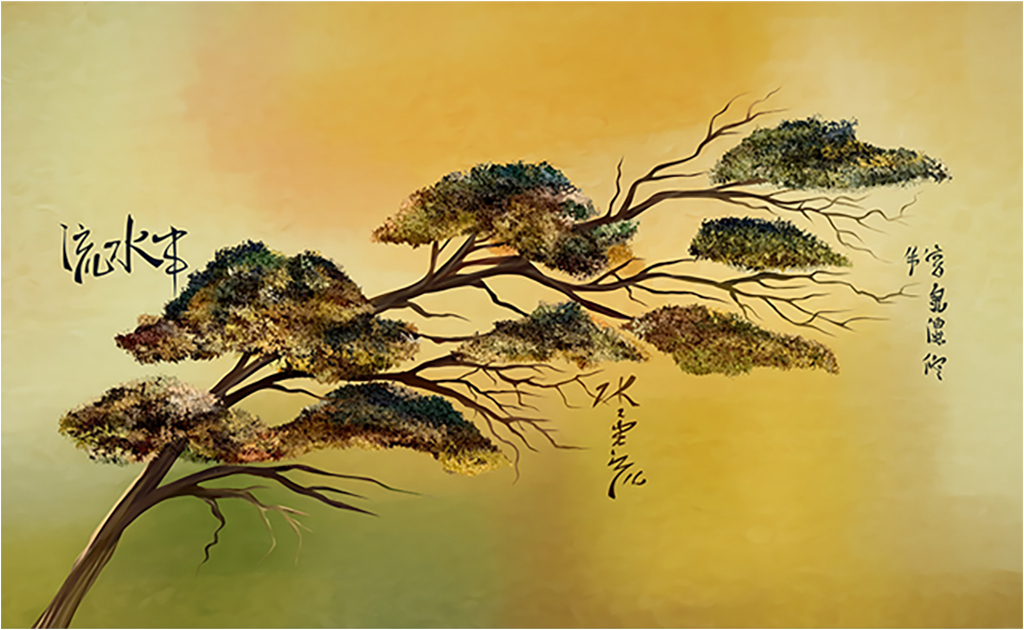 

Картина на холсте с подрамником ХитАрт Китайское дерево 100x62 см, 5564