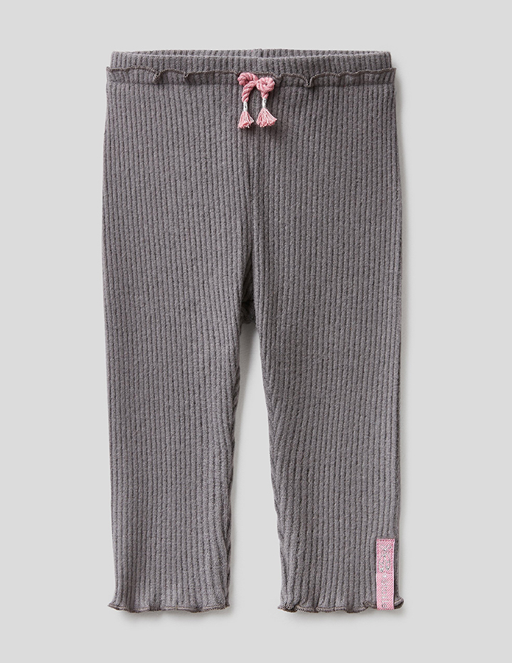 

Леггинсы для девочек Benetton цв. серый р.80, 21A_3PNQI0514