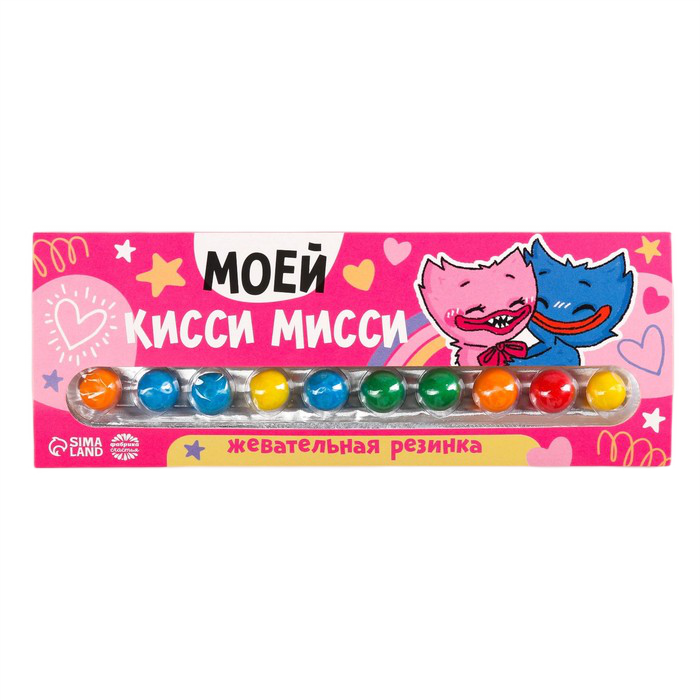 

Жевательная резинка Киси Миси в блистере, 20 г.