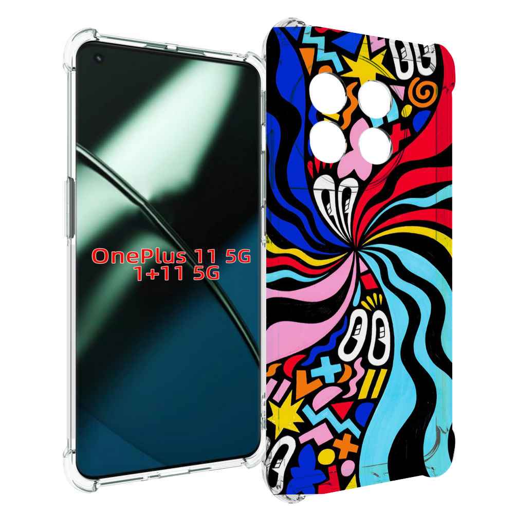 

Чехол MyPads волнистая-абстракция для OnePlus 11, Прозрачный, Tocco