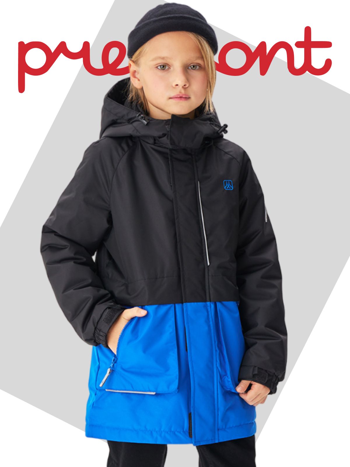 

Куртка детская Premont SP424418, голубой, 140, Голубой;черный, SP424418