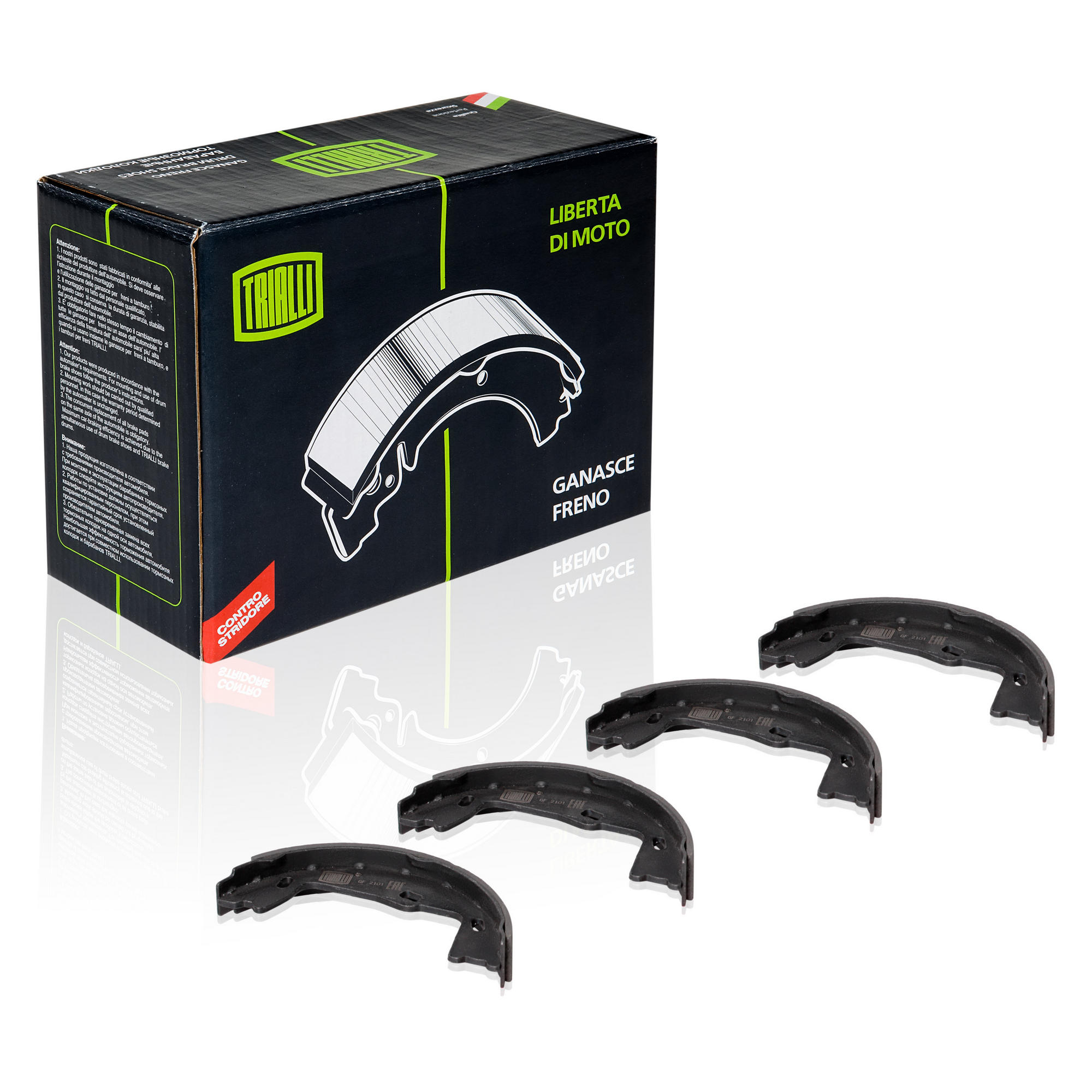 

Колодки тормозные Opel Astra F барабанные TRIALLI GF 2101