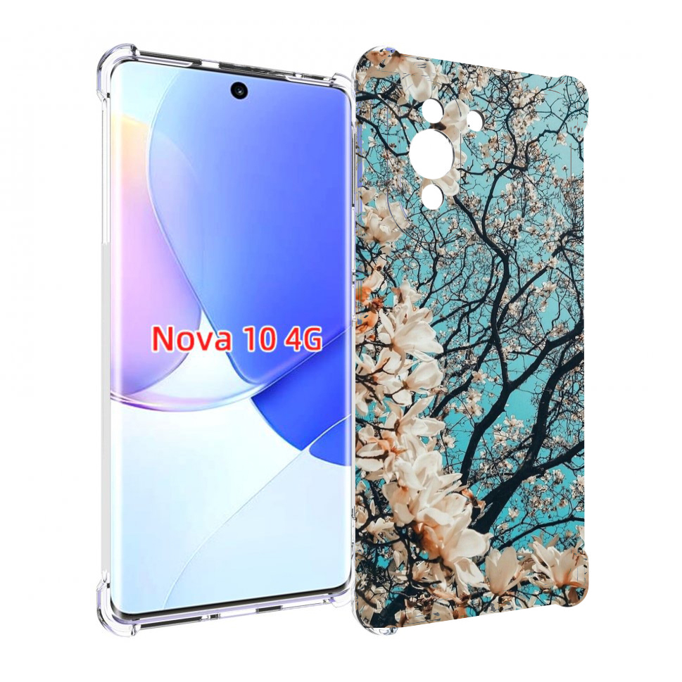 

Чехол MyPads дерево-с-цветочками для Huawei Nova 10, Прозрачный, Tocco