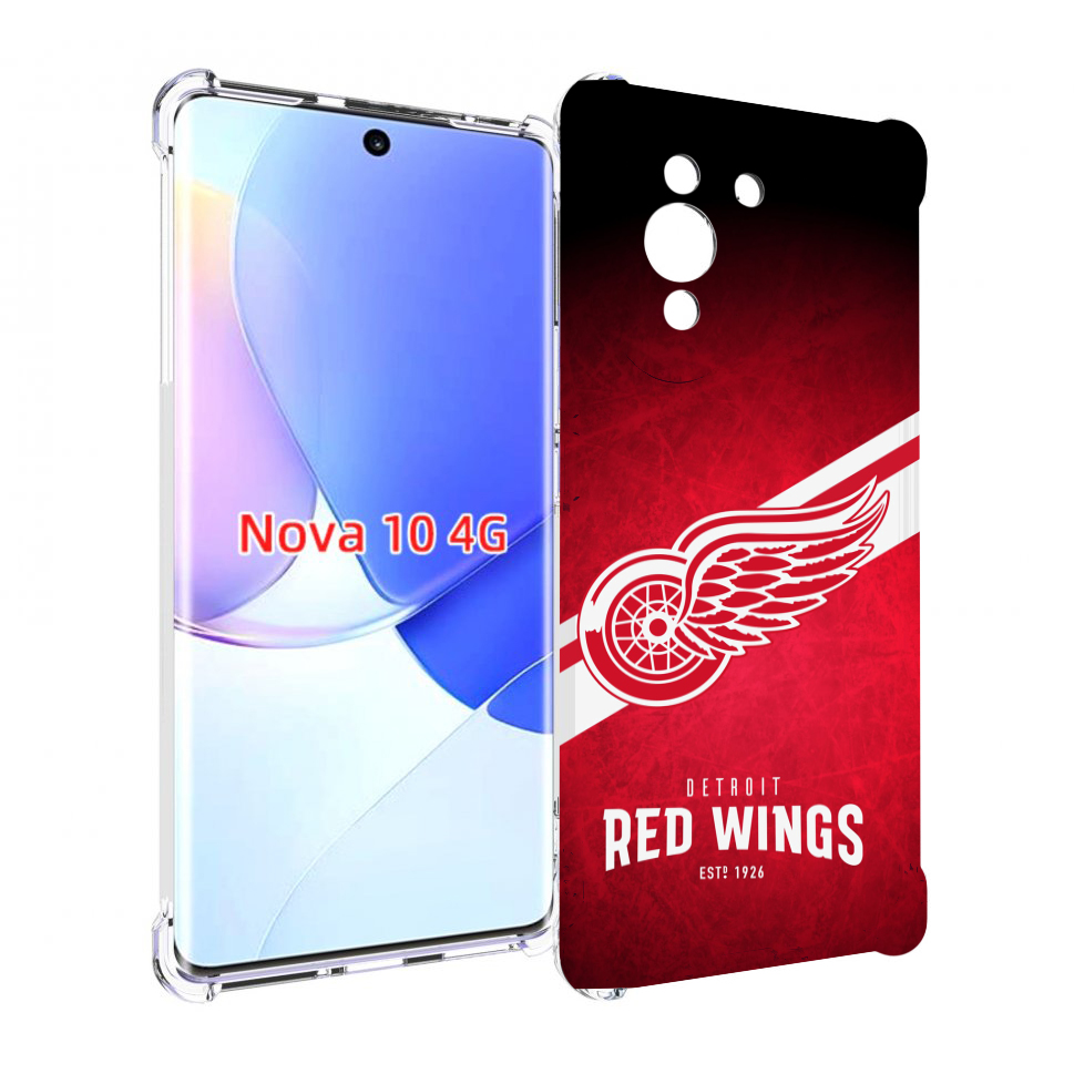 

Чехол MyPads детриот ред вингс мужской для Huawei Nova 10, Прозрачный, Tocco