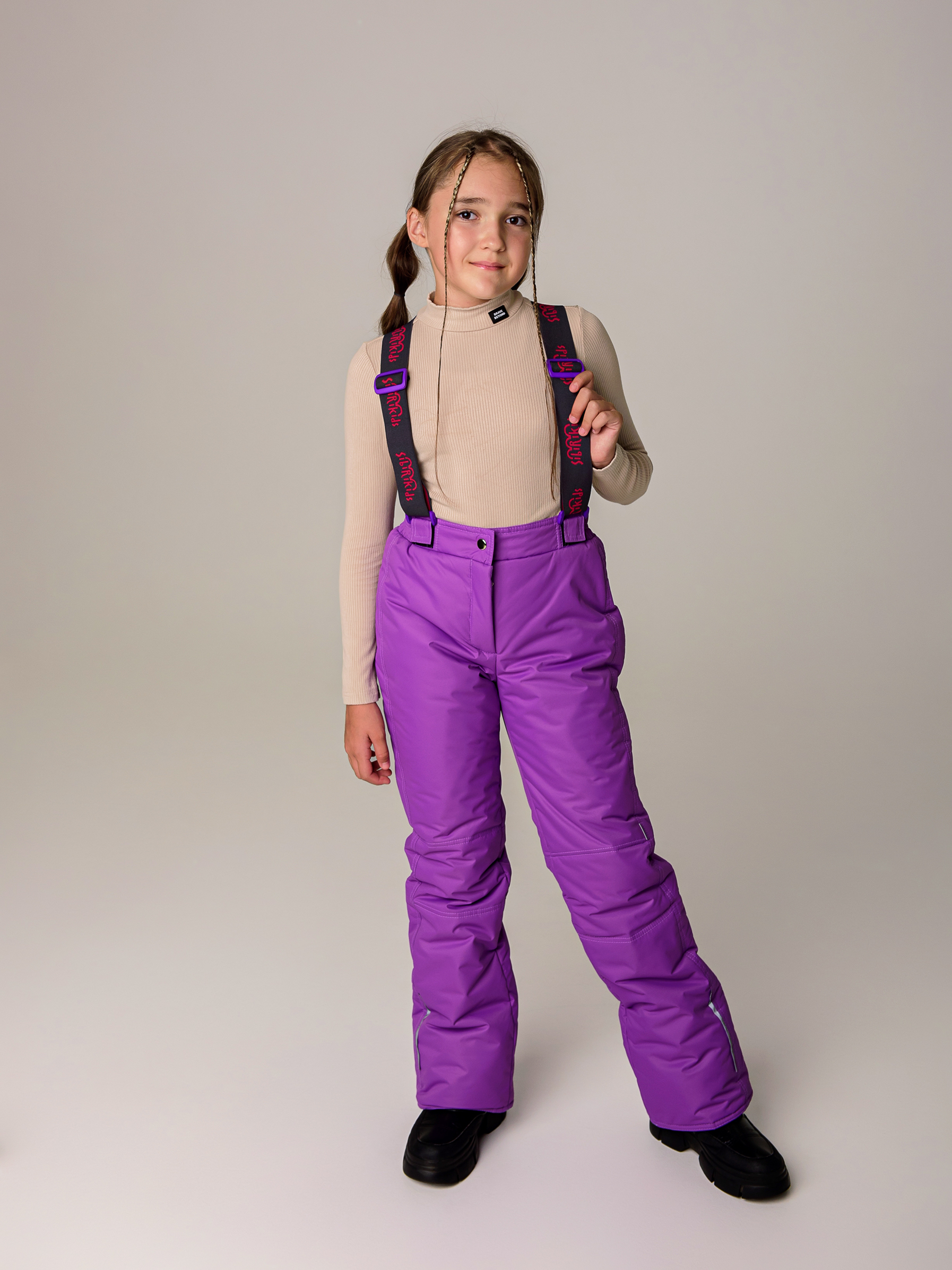 Брюки детские Sibirikids S307G 15, фиолетовый, 158