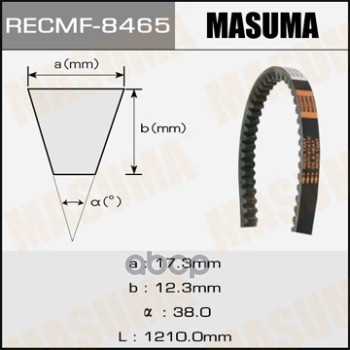 

MASUMA 8465 Ремень клиновой 17 x 1210 MASUMA