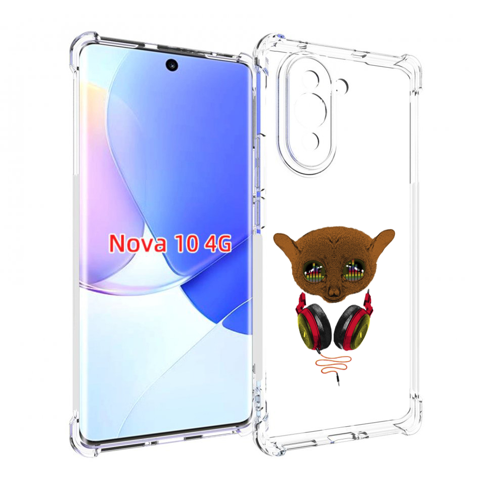 

Чехол MyPads диджей для Huawei Nova 10, Прозрачный, Tocco