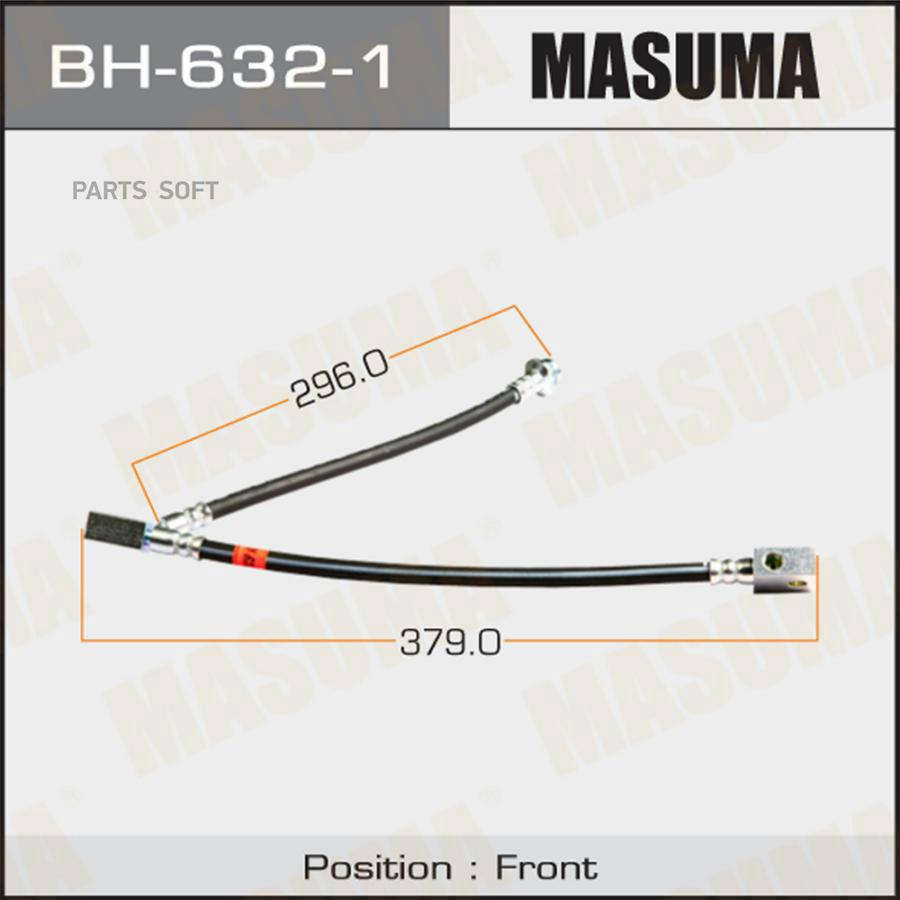 

MASUMA BH6321 Шланг тормозной Infiniti FX 08-12 передний MASUMA правый