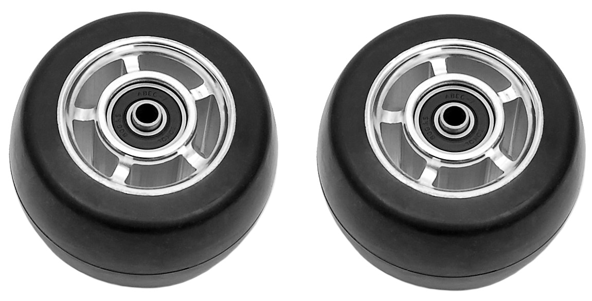 

Колеса для лыжероллеров KV+ FALCO CL back assembly (75 x 44 mm) - 1 pair 20RS23, Черный