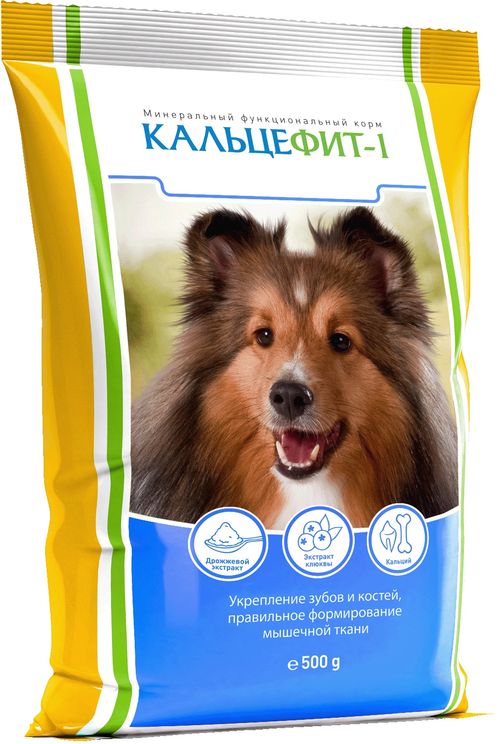 Минеральный функциональный корм для собак Биофармтокс Кальцефит-1, 500 г