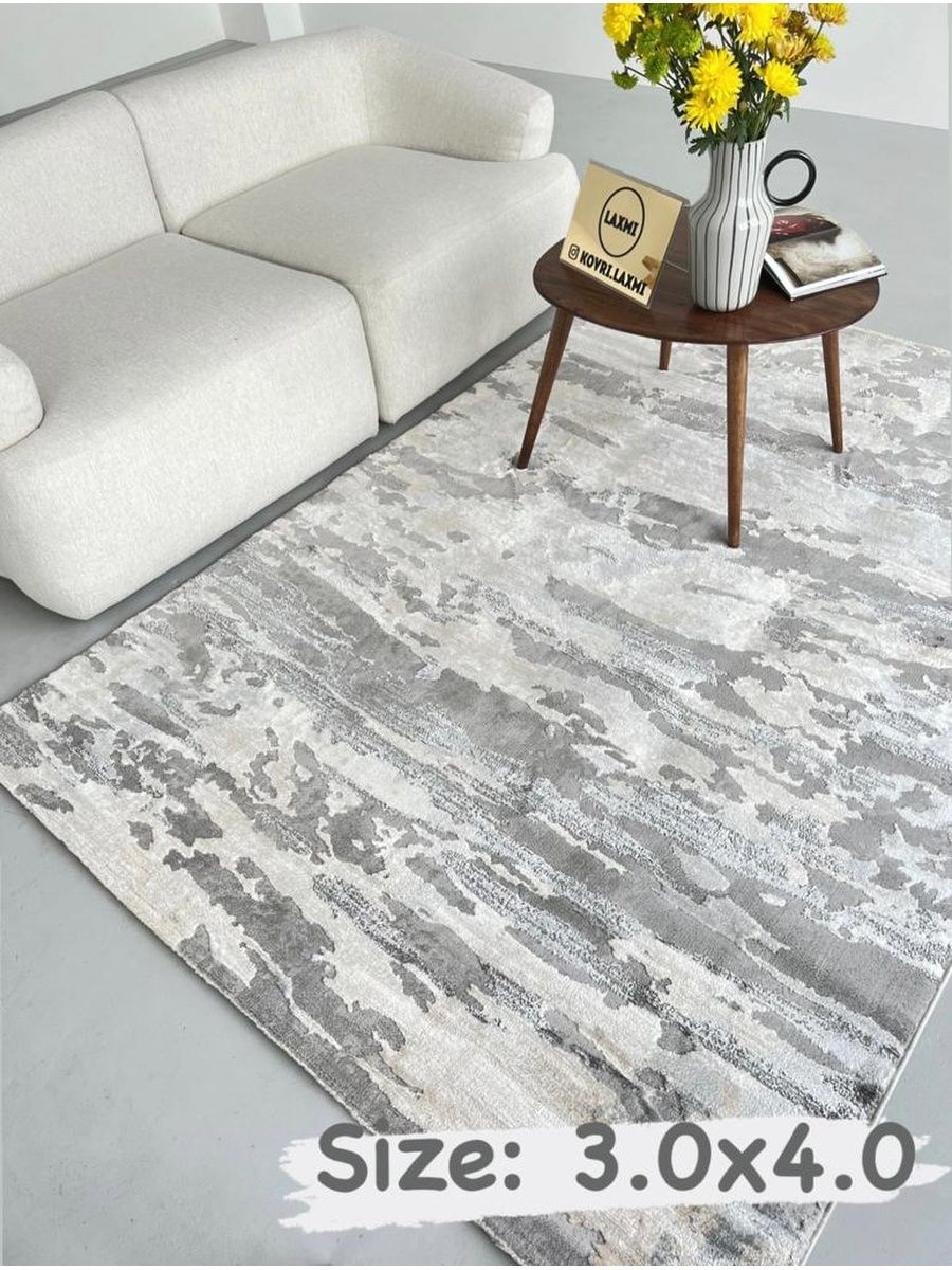 

Ковер Laxmi CR09-4559B gray 300x400, CR09-4559B