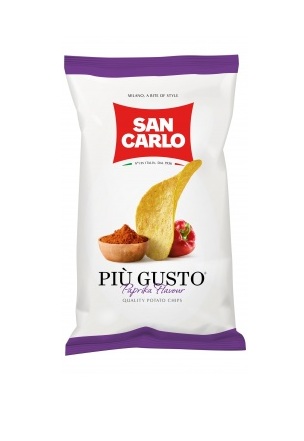 Чипсы картофельные San Carlo Piu Gusto с паприкой 150 г