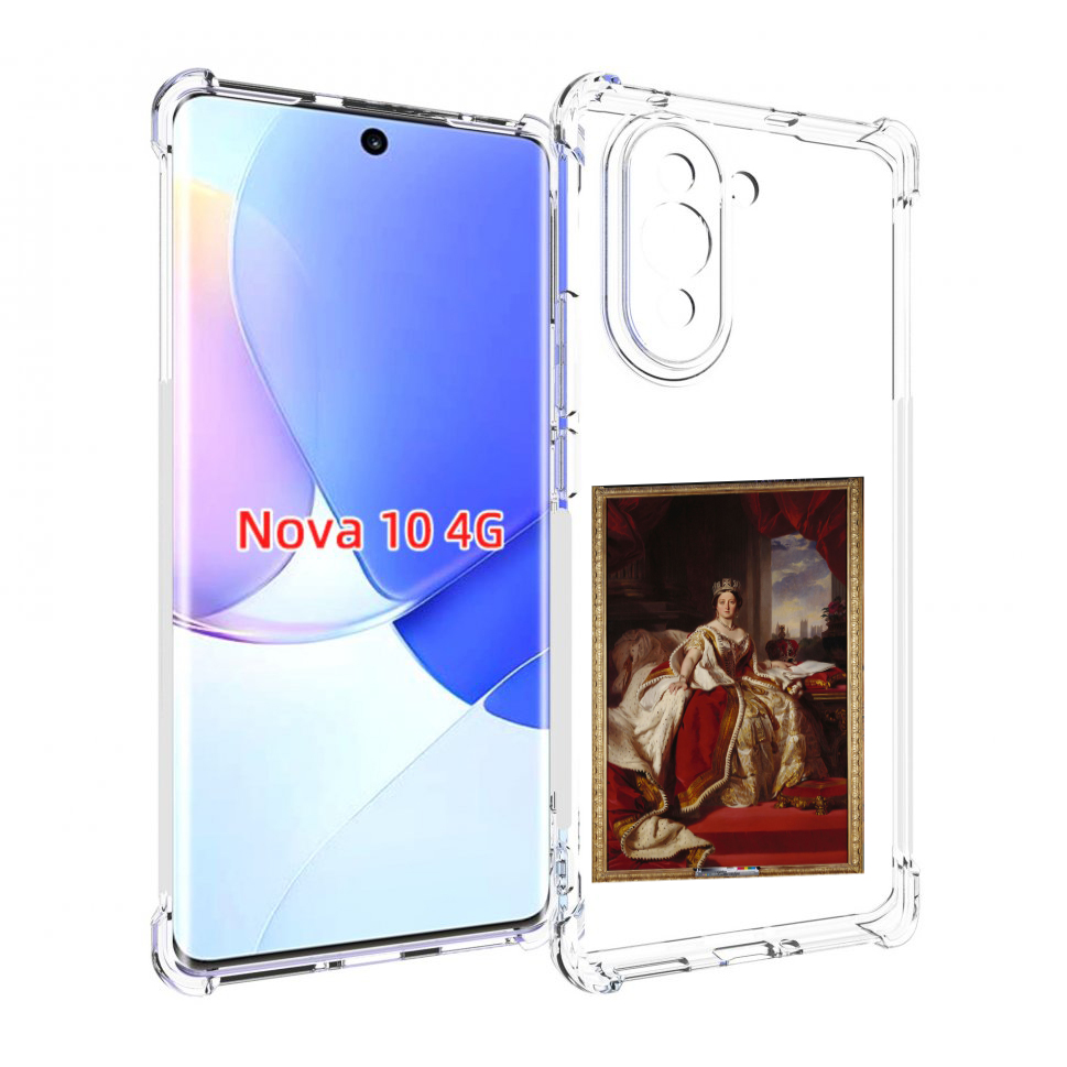 

Чехол MyPads елизавета-2 для Huawei Nova 10, Прозрачный, Tocco