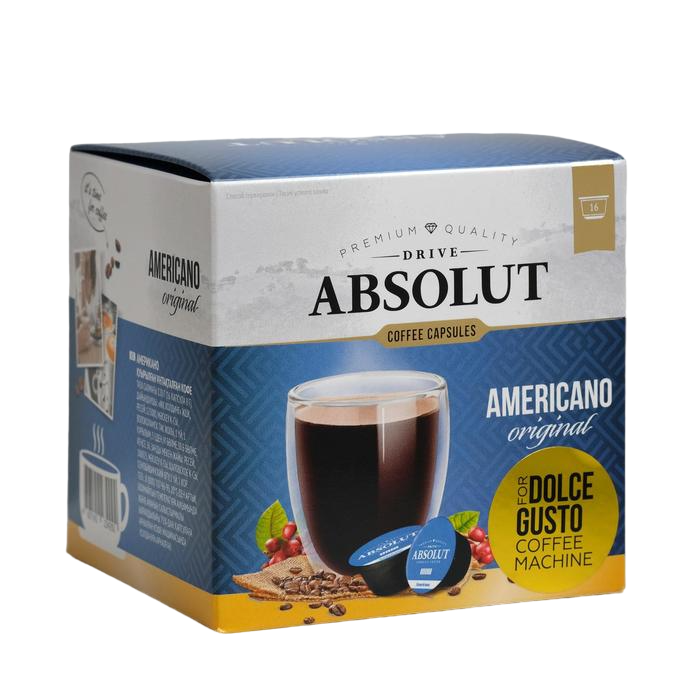 

Капсулы для кофемашин Dolce Gusto: Drive Absolut Dg Американо, 128 г