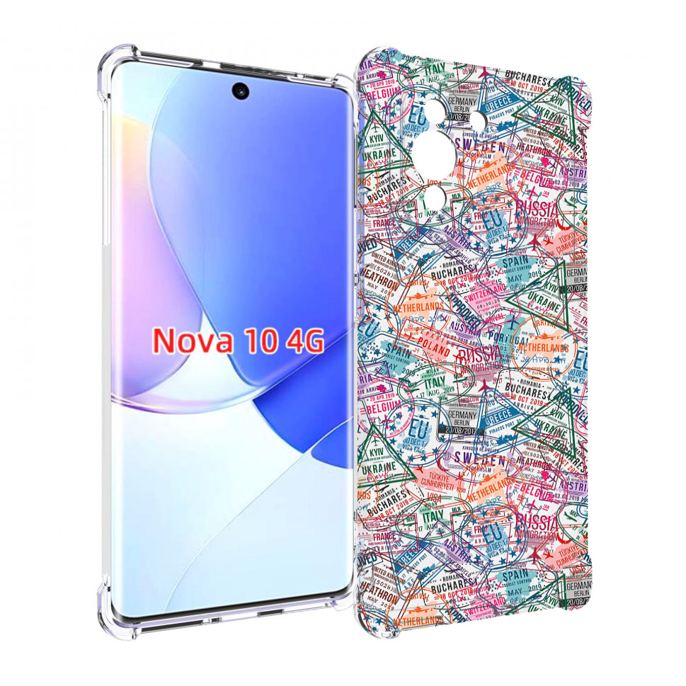 

Чехол MyPads загранчехол для Huawei Nova 10, Прозрачный, Tocco