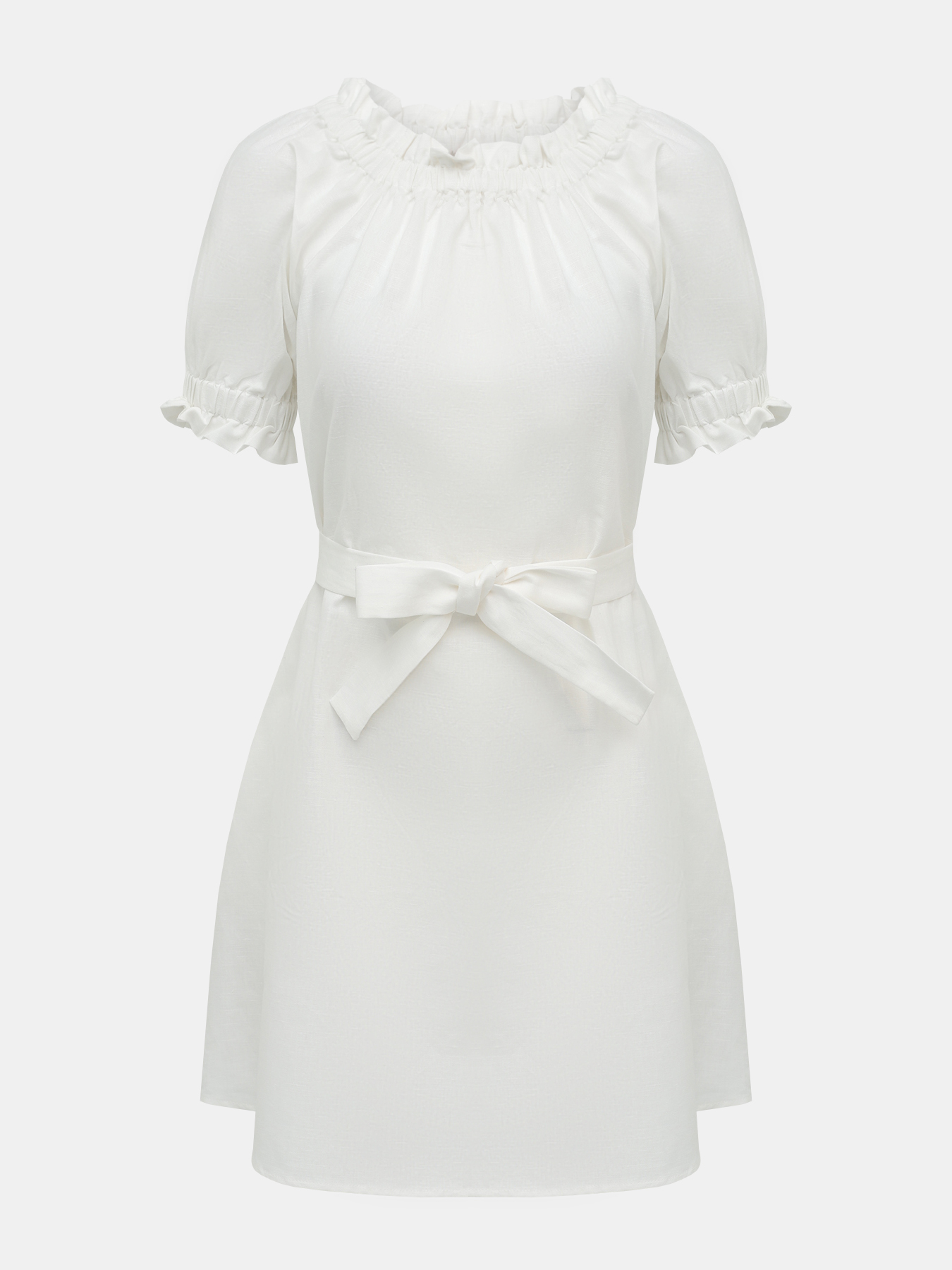 

Платье женское Just Clothes 000000534 белое 46 RU, Белый, 000000534
