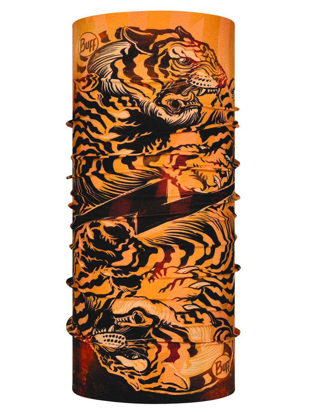 фото Многофункциональная бандана-труба buff original tigers orange