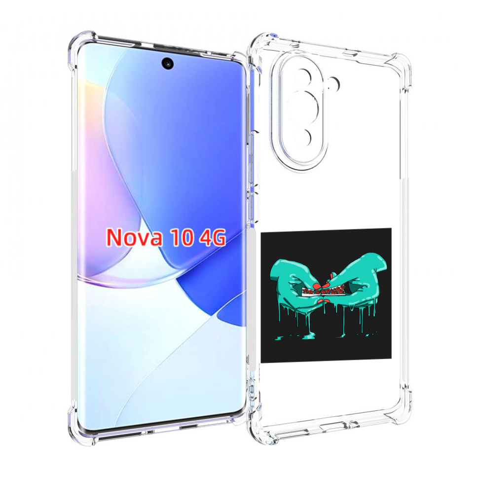 

Чехол MyPads закручиваю-розочки для Huawei Nova 10, Прозрачный, Tocco