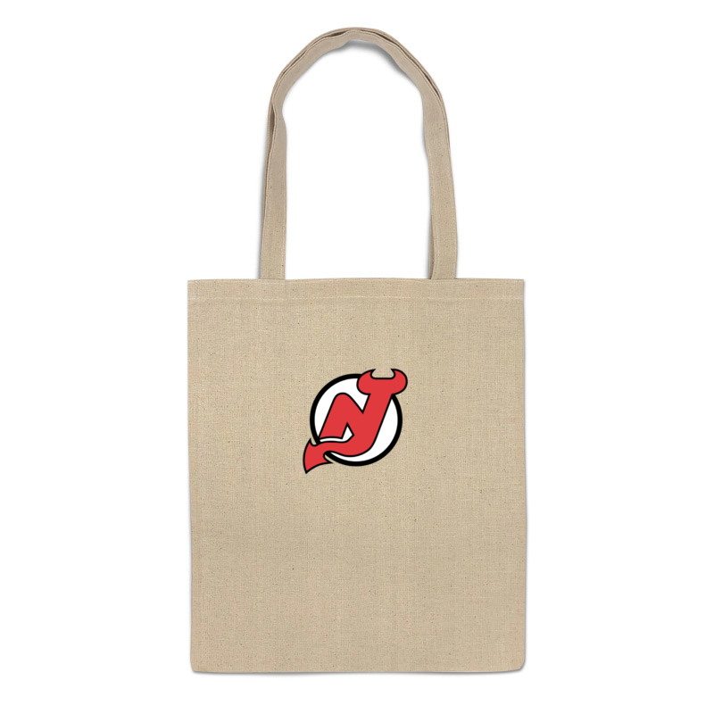 

Сумка-шоппер Printio Nj devils бежевая, Бежевый, Nj devils