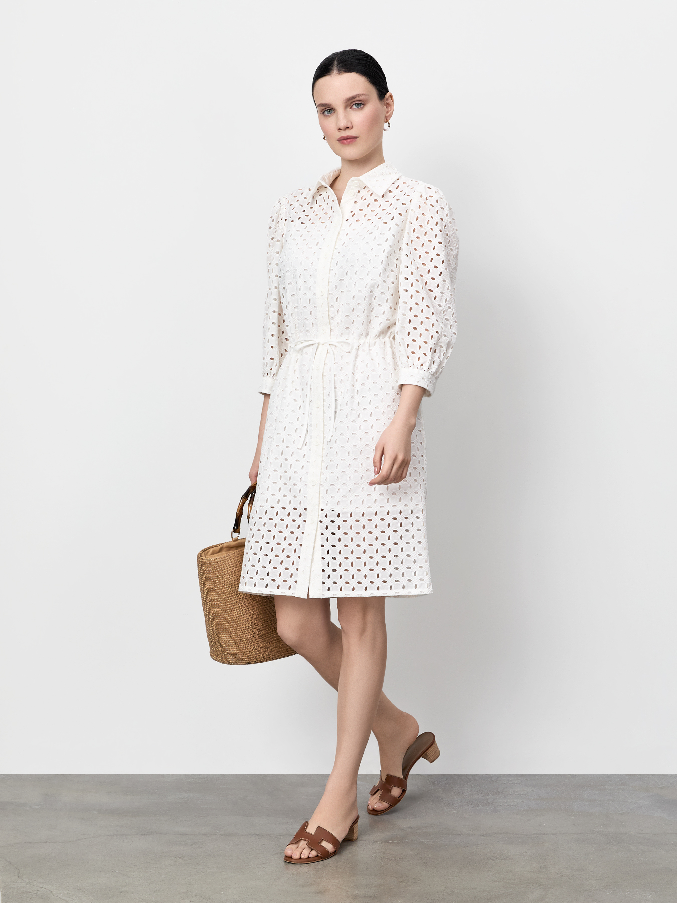 

Платье женское Just Clothes 000000536 белое 48 RU, Белый, 000000536