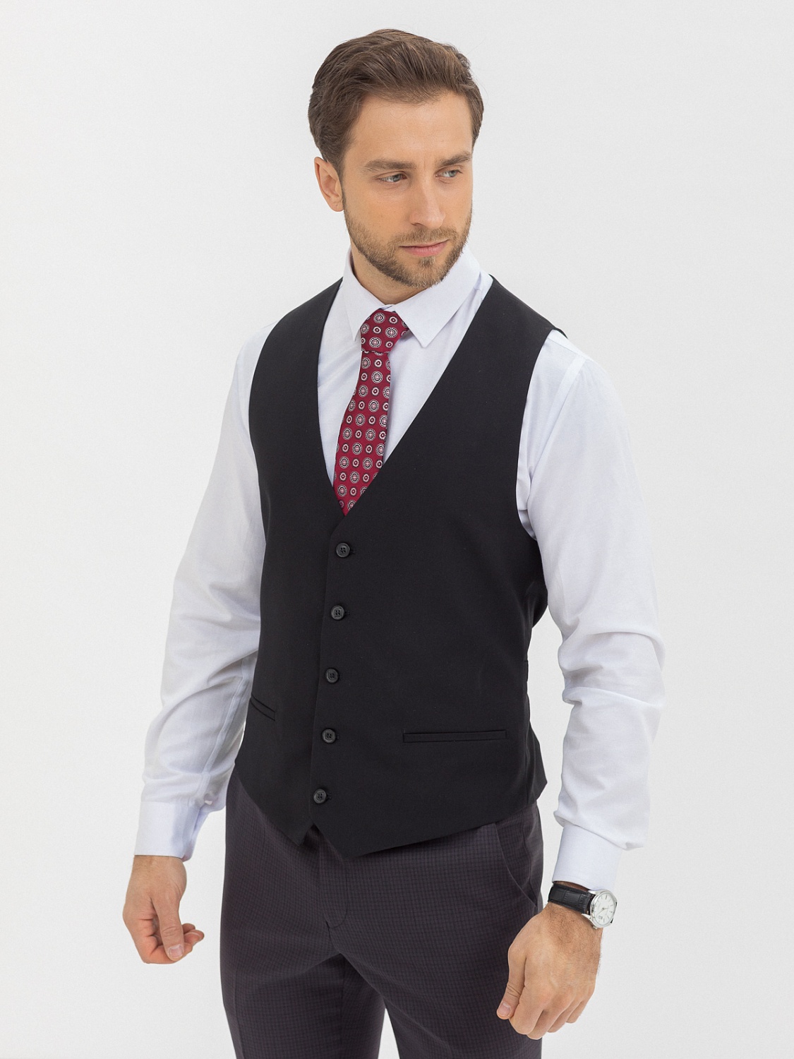 

Жилет мужской Marc De Cler ZG1025Black-176 черный 54 RU, ZG1025Black-176