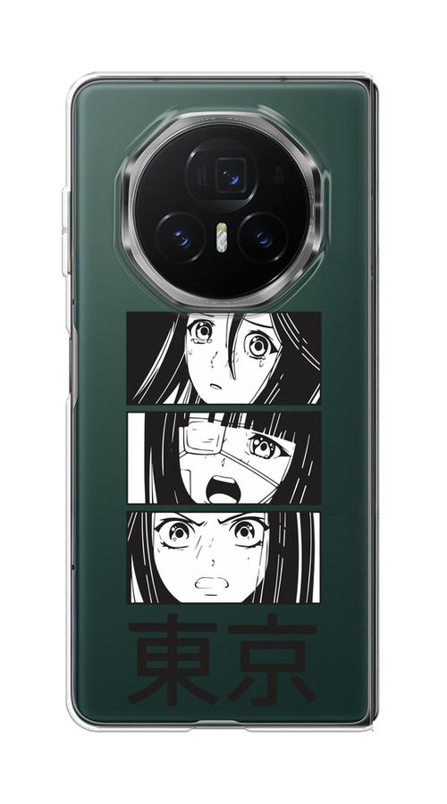 

Чехол на Honor Magic V3 "Tokyo girls", Белый;черный;прозрачный, 6125050-1