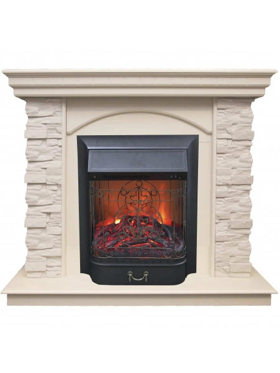 

Электрокамин Real Flame Elford 24/25'5 WT-614 с очагом Majestic Lux Black, Elford 24/25'5 WT-614 + Majestic Lux Black