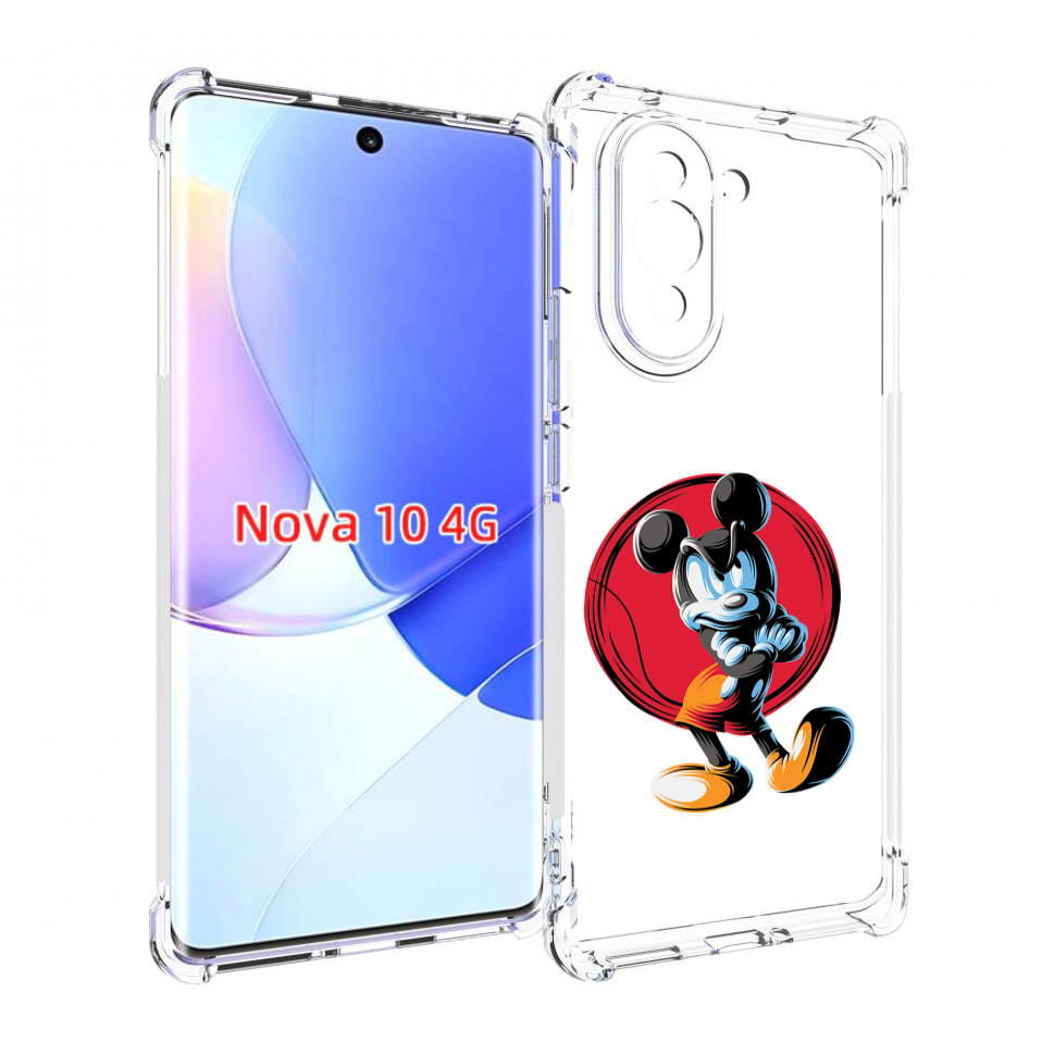 

Чехол MyPads злой-микки для Huawei Nova 10, Прозрачный, Tocco