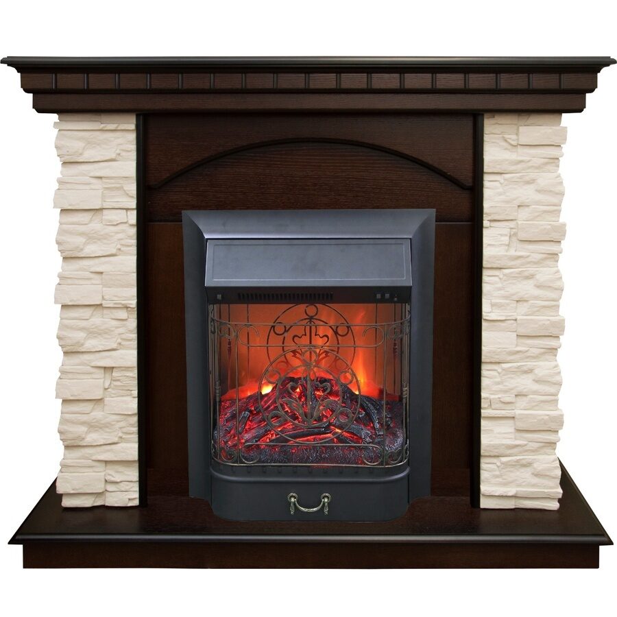 

Электрокамин Real Flame Elford AO с очагом Majestic Lux Black