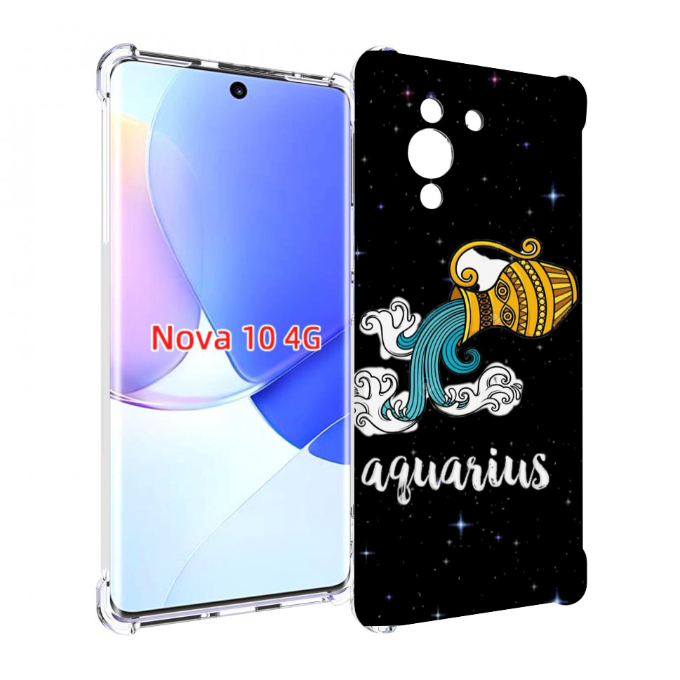 

Чехол MyPads знак зодиака водолеи 2 для Huawei Nova 10, Прозрачный, Tocco