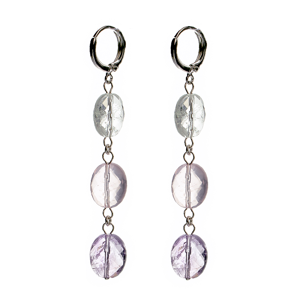

Серьги из бижутерного сплава с хрусталем Lanzerotti LZ-20.07-360, LZ-20.07-360