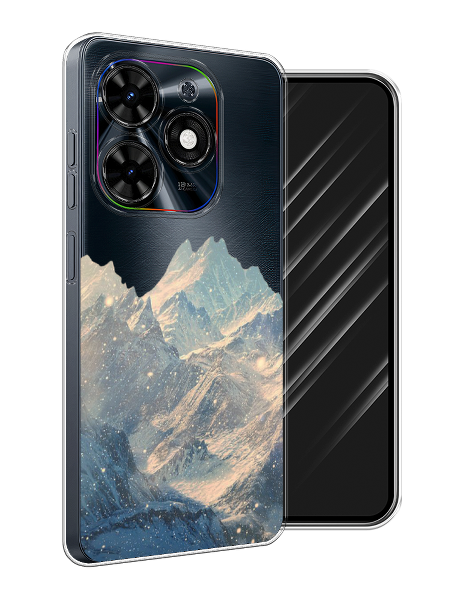 

Чехол Awog на Tecno Spark 20C "Горы арт 2", Серый, 304950-1