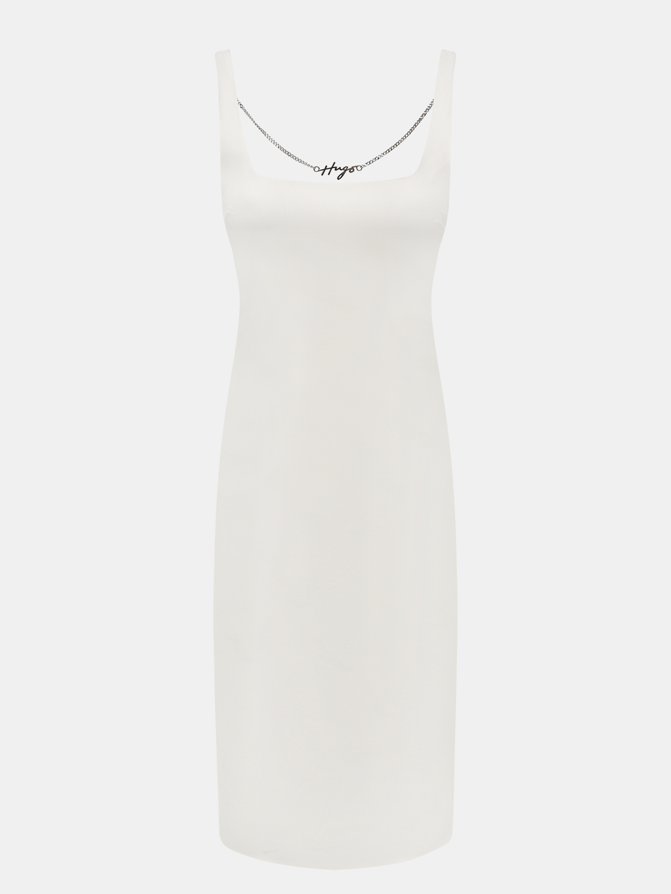 

Платье женское HUGO BOSS 474795 белое 44 RU, Белый, 474795