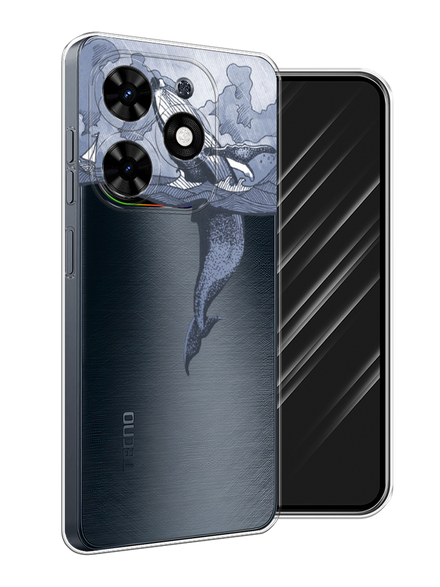 

Чехол Awog на Tecno Spark 20C "Два измерения", Голубой;черный;прозрачный, 304950-1