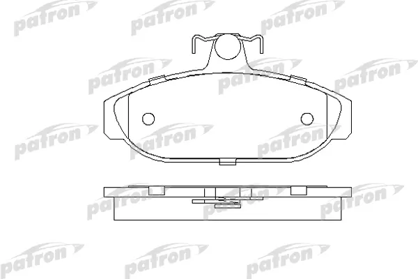 

Тормозные колодки PATRON дисковые pbp317