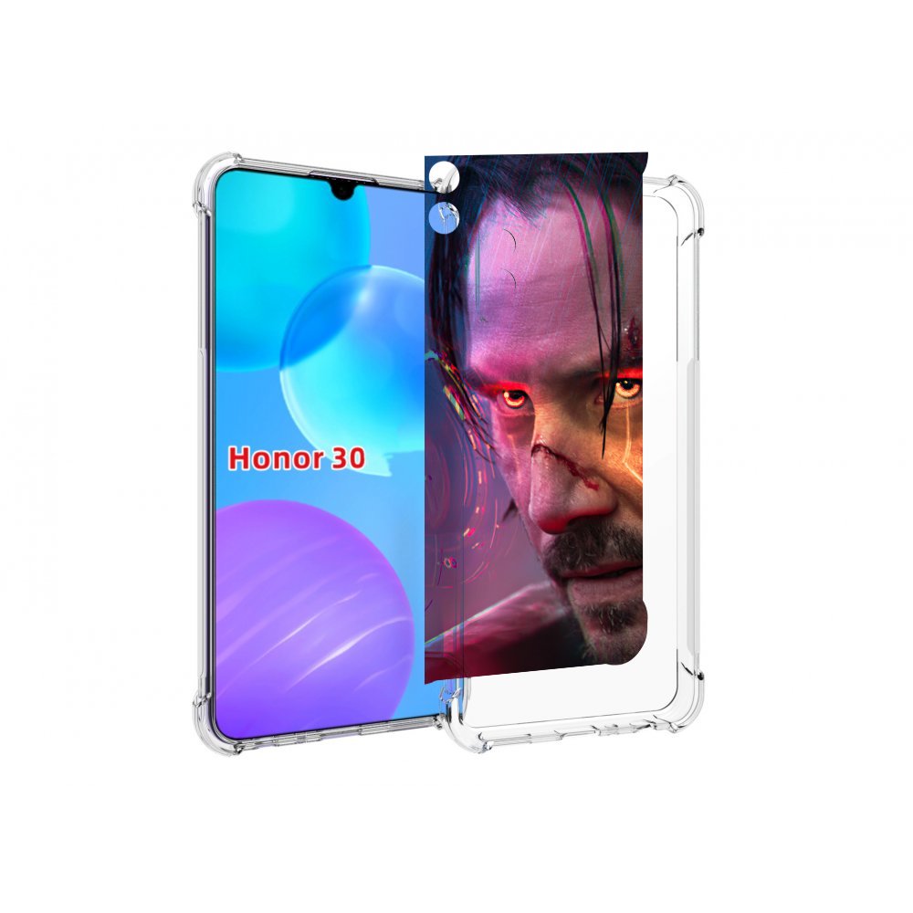 

Чехол MyPads cyberpunk 2077 Джонни Сильверхенд для Huawei Honor 30 Lite, Tocco