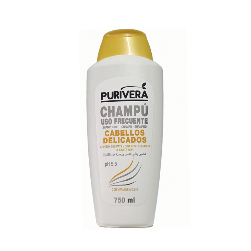 Шампунь для ломких волос Purivera Shampoo Delicate Hair 750 мл
