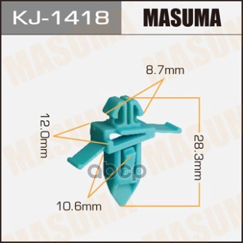 

KJ-1418_клипса автомобильная! автокрепеж Toyota Land Cruiser Prado 04-09