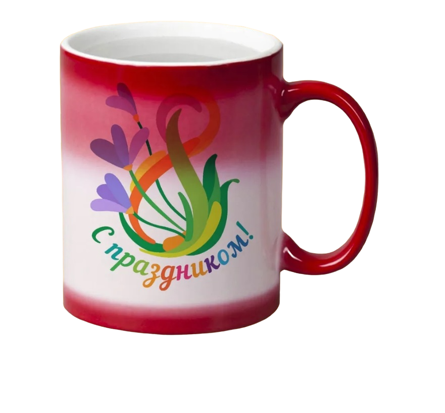 

Кружка CoolPodarok С праздником 8 марта