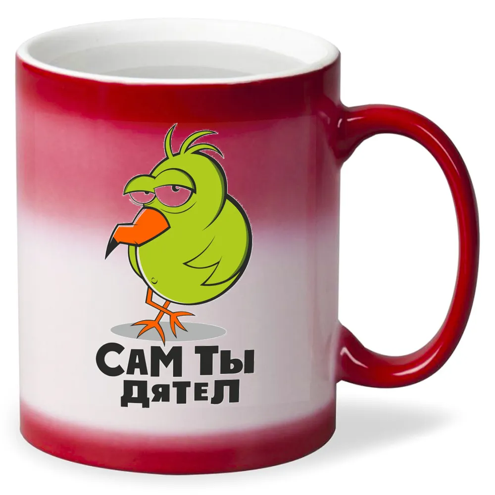 

Кружка CoolPodarok Сам ты дятел (Дятел)