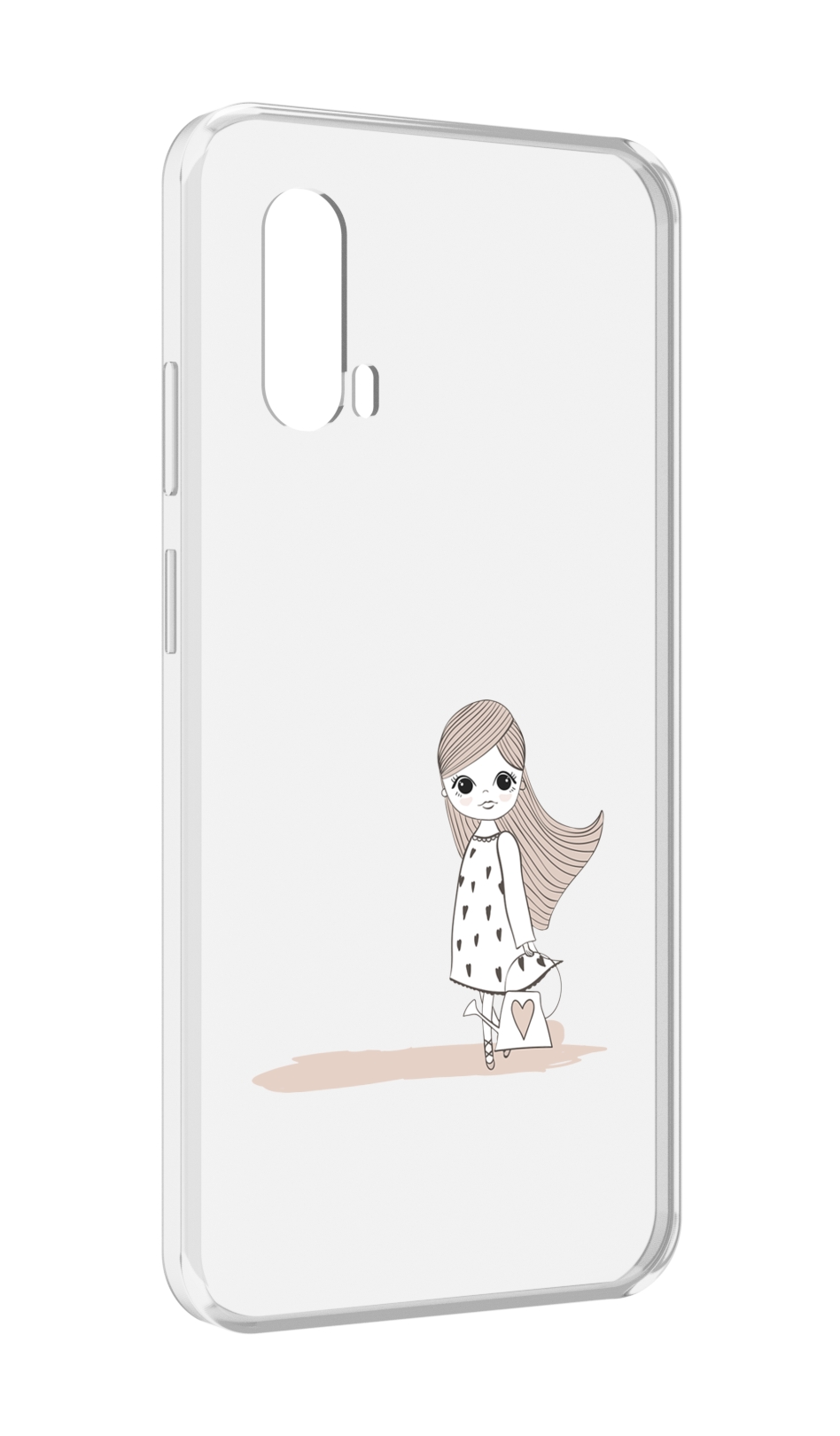 

Чехол MyPads Девочка с сумкой для Blackview BV7100, Прозрачный, Tocco