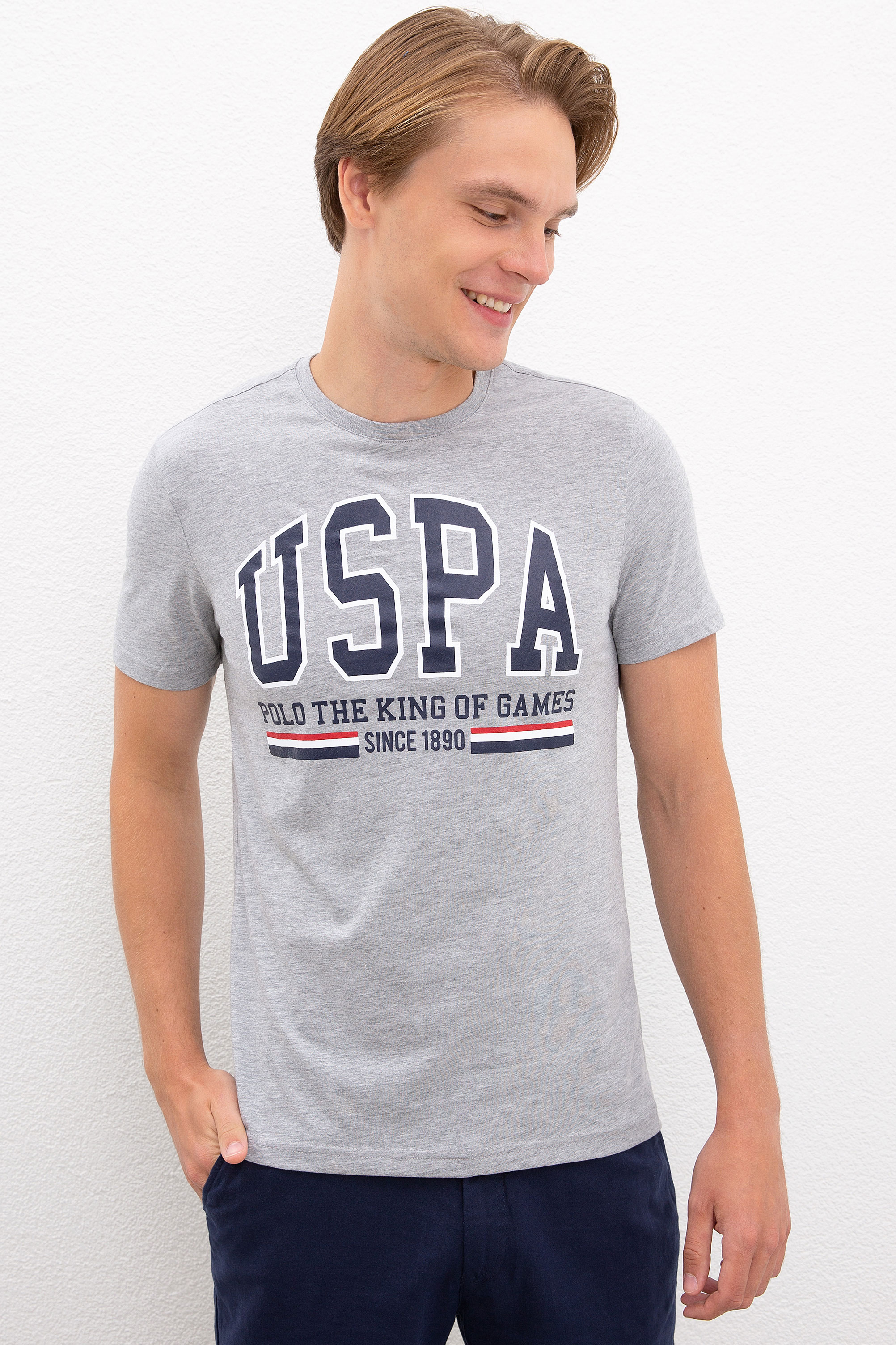 фото Футболка мужская u.s. polo assn. g081gl0110jamal серая xs