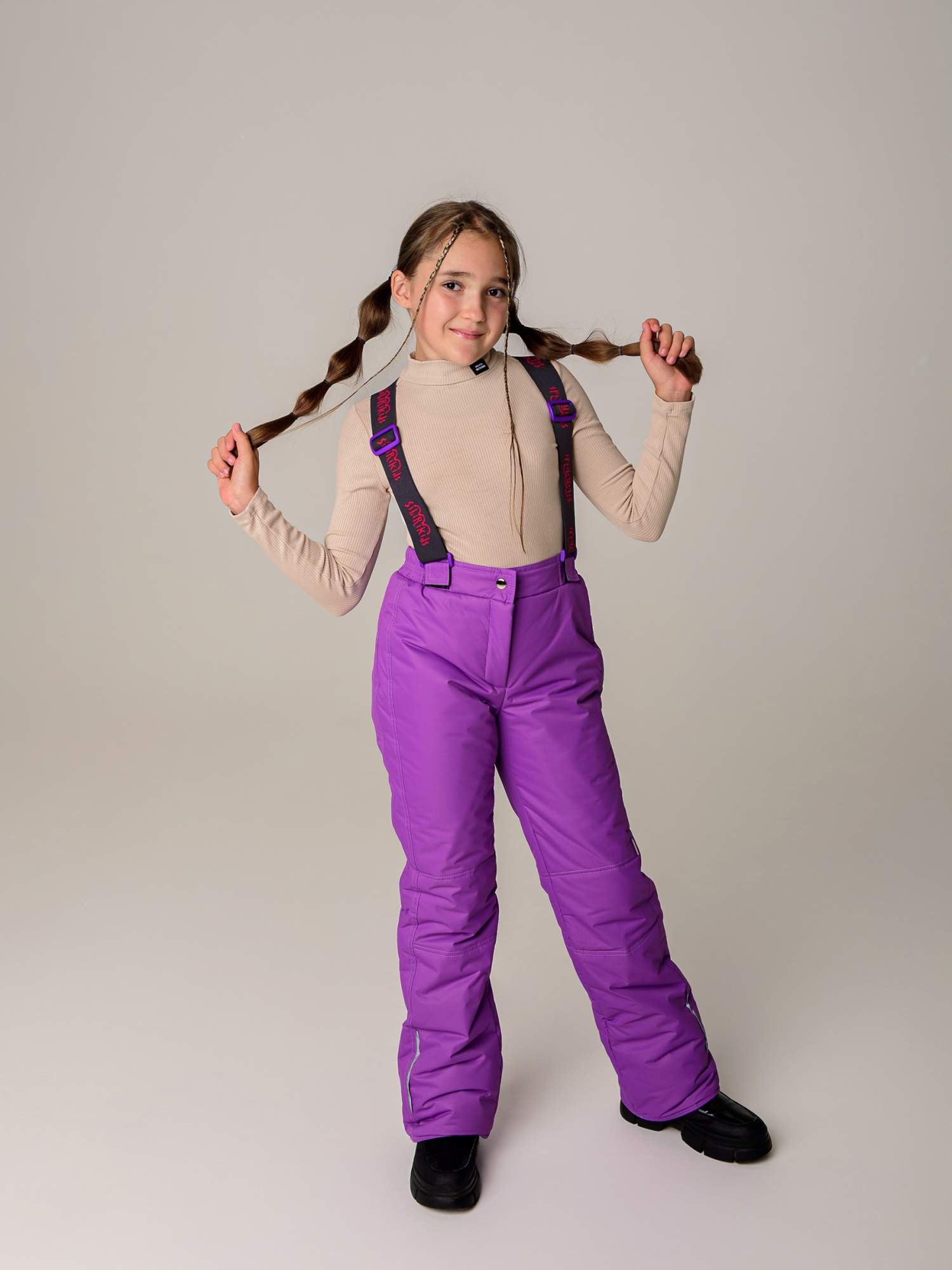 Брюки детские Sibirikids S307G 15, фиолетовый, 152