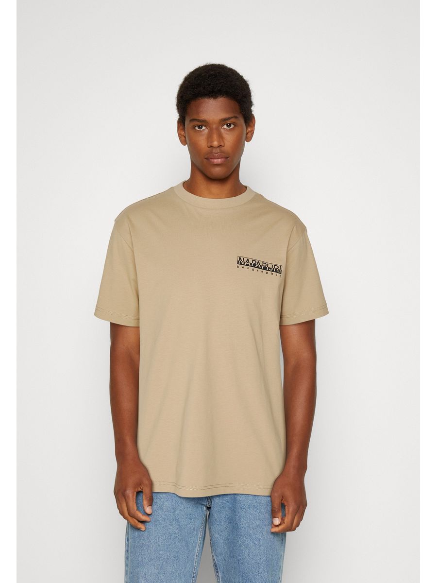 

Футболка мужская Napapijri NA622O08Z бежевая XS, Бежевый, NA622O08Z