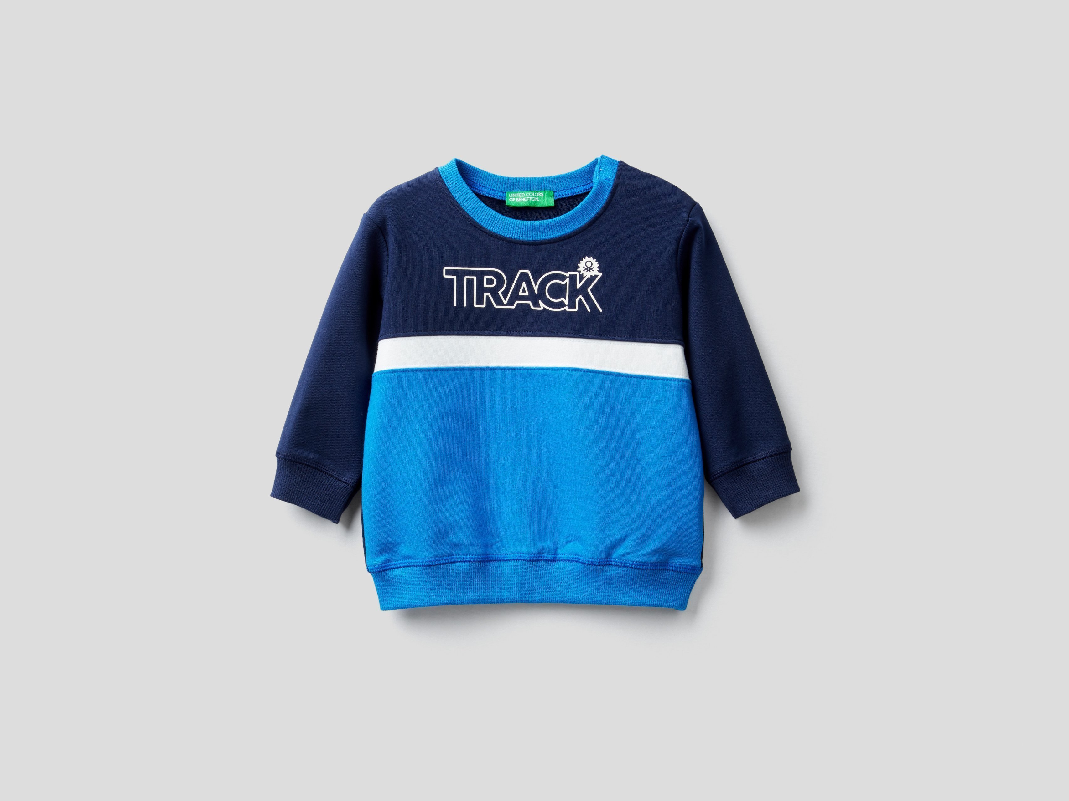

Свитшот для мальчиков Benetton цв. синий р.74, 21A_3T32C15D5