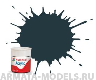 фото Ab0067 краска акриловая no 67 матовый танковый серый - матовый - 14ml acrylic humbrol