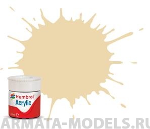 фото Ab0071 краска акриловая no 71 дуб - satin -14ml acrylic humbrol